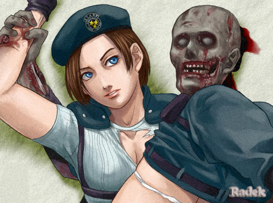jill vs zombie
