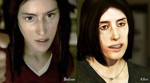 СЛЕВА И СПРАВА  СОВЕРШЕННО  РАЗНЫЕ ЖЕНЩИНЫ